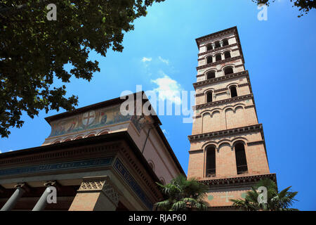 Santa Croce in Via Flaminia est une basilique église dédiée à la Sainte Croix sur la Via Flaminia à Rome, Italie, Santa Croce de la Via Flaminia, Santa Ma Banque D'Images