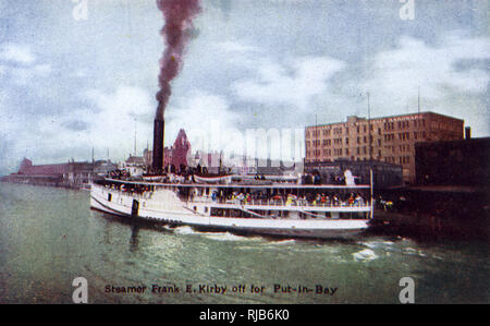 Detroit, Michigan, États-Unis - Frank E Kirby Steamer Banque D'Images