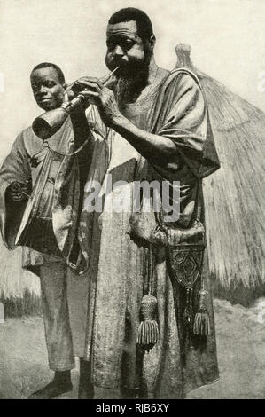 Musiciens de Bornu, province de Yola, Nigéria, Afrique de l'Ouest Banque D'Images