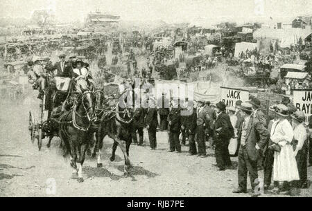 Derby Day au champ de courses d'Epsom, Epsom Downs, Surrey Banque D'Images