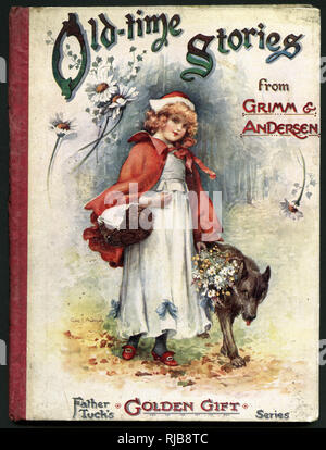 Couverture, histoires anciennes de Grimm & Andersen Banque D'Images