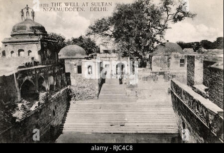 La tombe de Soufi Saint Nizamuddin Auliya Banque D'Images