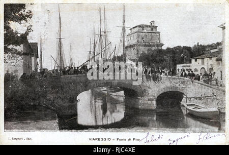 Viareggio, Italie - Ponte di Pisa (Pont de Pise) Banque D'Images