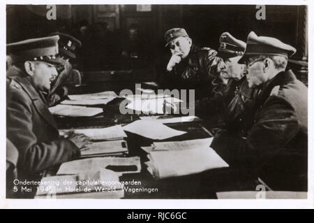 WW2 - capitulation des troupes allemandes aux pays-Bas Banque D'Images