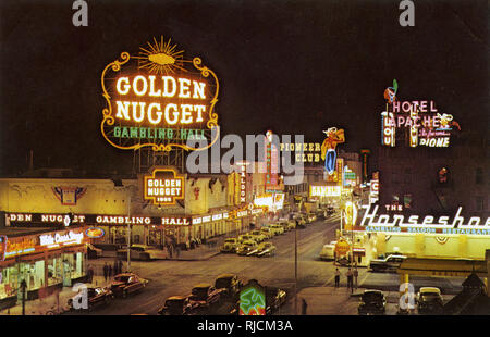 Le Golden Nugget, Las Vegas, Nevada, USA Banque D'Images