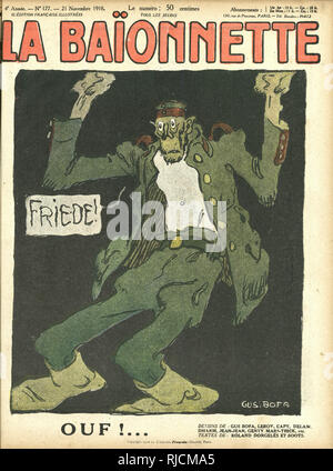 Couverture, la Baionnette, WW1 Banque D'Images