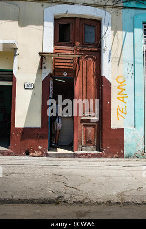 Te Amo (je vous aime), La Havane, Cuba Banque D'Images