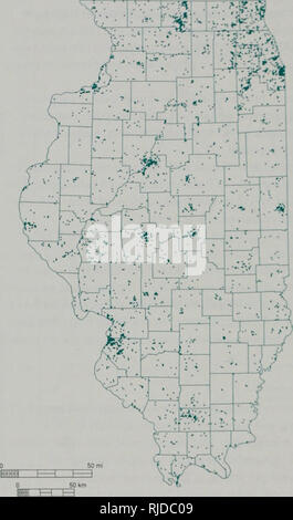 . L'évolution de l'environnement de l'Illinois : tendances critiques : rapport de synthèse de l'évaluation des tendances critiques du projet. L'homme, la pollution, la protection de l'environnement, l'écologie, de l'analyse d'impact environnemental. 28 • L'évolution de l'environnement de l'Illinois d'enfouissement en Illinois capacité nette a augmenté depuis le milieu des années 1980. • Moins de 1993 par seulement 64 des décharges de déchets solides ont été exploitées dans l'Illinois-Illinois d'enfouissement sanitaire, est de plus, de sorte que la capacité nette de l'état en fait augmenté depuis le milieu des années 1980. Page 28 Figure 4-5 Emplacements d'enfouissement en Illinois migrer à l'extérieur du site varie avec l'hydrologie et Banque D'Images