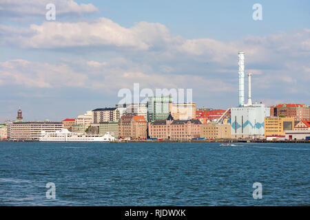 Vue vers la mer de Göteborg Banque D'Images