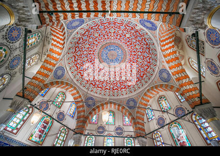 L'intérieur des tombeaux des Sultans Mehmed III, Selim II, Murad III, İbrahim I et Mustafa I situé sur le territoire de Sainte-sophie à Istanbul, Turquie Banque D'Images