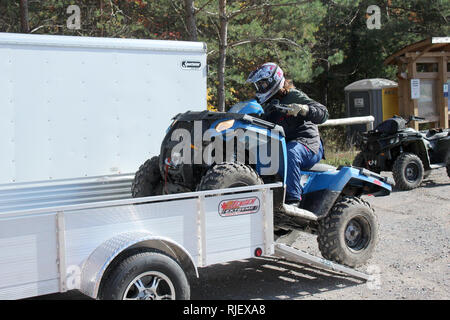 Automne Scenic (ATV) de l'Ontario en Castleton Banque D'Images