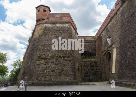 Italie, Florence - 07 mai 2017 : le point de vue des anciens remparts de fort Belvedere May 05 2017 à Florence, Toscane, Italie. Banque D'Images