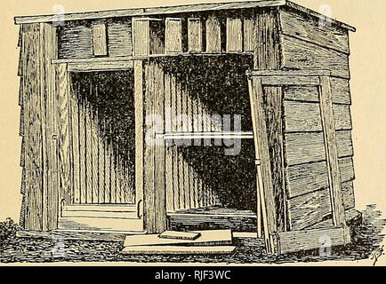 . L'apiculture ; une analyse de la vie de l'abeille et de la production de miel. La culture de l'abeille ; le miel. Fig. Ruche Gravenhorst, une combinaison de skep et frame-ruche. une plus grande partie de la mise à fruit est le résultat du travail de l'abeille, et de nombreux producteurs de fruits jusqu'beekeep- ing uniquement pour son utilisation- plénitude dans ce re- gard. C'est la na- tion estime que l'abeille est plus précieux pour l'agriculture américaine dans son travail de pollinisation croisée qu'il est aussi un producteur de miel. Dans toutes les questions par maintien à l'avancement de l'industrie de l'apiculture l'apiculteur doit donc Banque D'Images