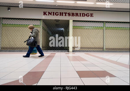 Kirkcaldy, Ecosse, Royaume-Uni. 6 févr. 2019. L'affichage centre commercial de Kirkcaldy a été vendu aux enchères à Londres le 5 février, 2019 avec un prix d'une livre. Il fut finalement vendu à trois cent dix mille livres. Credit : Iain Masterton/Alamy Live News Banque D'Images