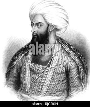 DOST Mohammad Khan (1793-1863), Émir de l'Afghanistan Banque D'Images