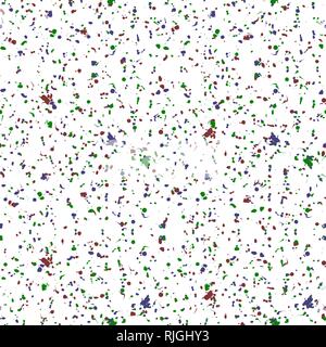 Éclaboussure la texture. Fond de motif sans couture. Taches colorées de la brosse. Papier peint vectoriel avec des gouttes d'encre. Illustration de Vecteur