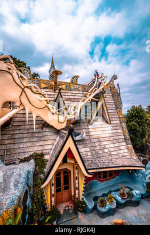 DALAT, Vietnam. 23 janvier, 2019. Hang Nga guesthouse, Crazy House, à Dalat, au Vietnam. Il est conçu et construit par l'architecte vietnamienne Da Banque D'Images