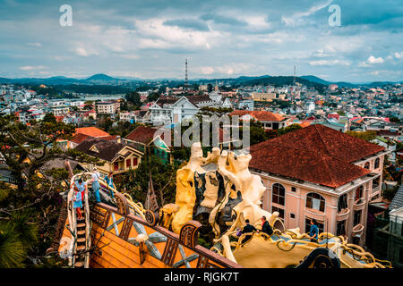 DALAT, Vietnam. 23 janvier, 2019. Hang Nga guesthouse, Crazy House, à Dalat, au Vietnam. Il est conçu et construit par l'architecte vietnamienne Da Banque D'Images