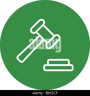 Icône Icône vecteur enchères signe vecteur Illustration pour utilisation personnelle et commerciale... L'icône de la mode Look propre... Illustration de Vecteur