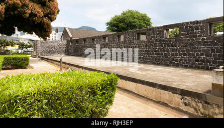 L'Aapravasi Ghat, Port Louis, Maurice, Mascareignes. Ce site du patrimoine mondial de l'Est, où près d'un demi-million de travailleurs sous contrat arriv Banque D'Images