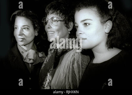 Gail Lumet Lena Horne Amy Lumet 1981 Photo par Adam Scull/PHOTOlink.net Banque D'Images