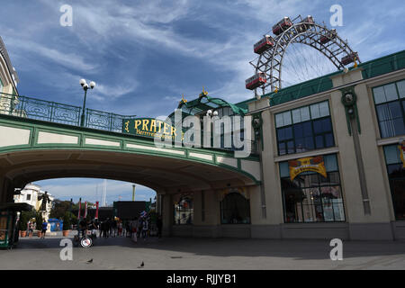 Prater de Vienne;;Autriche;grande roue Banque D'Images