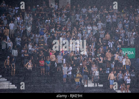 Rio de Janeiro, Brésil. Feb 06, 2019. Au cours d'appoint Botafogo contre Defensa y Justicia a joué ce mercredi (06/02) à 9 h 30, au stade Santos Nilton, valable pour la première phase de la coupe d'Amérique du Sud, à Rio de Janeiro, RJ. Credit : Celso Pupo/FotoArena/Alamy Live News Banque D'Images