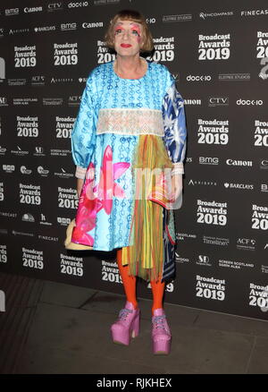 Londres, Royaume-Uni. Feb 6, 2019. Grayson Perry vu à l'émission Awards 2019 au Grosvenor House, Park Lane, Mayfair. Credit : Keith Mayhew SOPA/Images/ZUMA/Alamy Fil Live News Banque D'Images