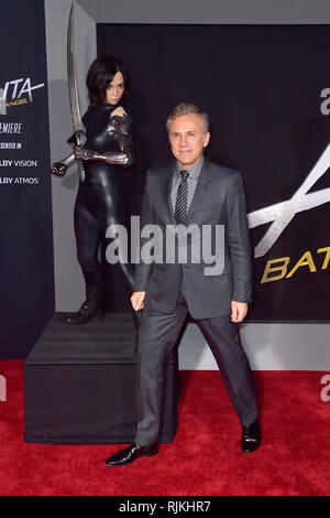 Christoph Waltz à la première du film 'Angel' Alita : Bataille au Westwood Village Regency Theatre. Los Angeles, l'utilisation dans le monde entier 05.02.2019 | Banque D'Images