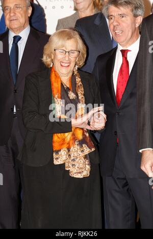 Madrid, Espagne. 07Th Feb 2019. Carmena lors d'une audition avec la représentation des membres de " Patronato de la Fundacion Teatro Real " dans le ZarzuelaPalace à Madrid le Jeudi, 07 février 2019. Credit : CORDON PRESS/Alamy Live News Banque D'Images