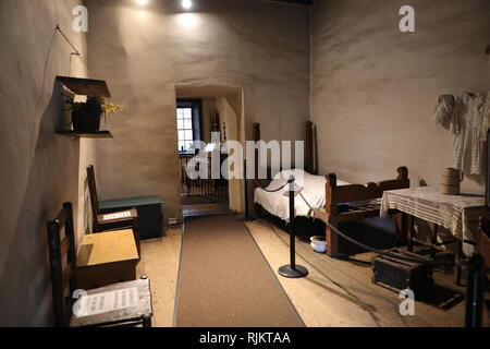 Los Angeles, CA / USA - 2/5/2019 : l'Avila Adobe museum. A été construit en 1818 et est la plus ancienne résidence à Los Angeles Banque D'Images