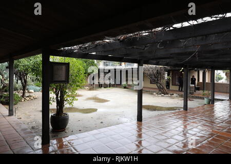 Los Angeles, CA / USA - 2/5/2019 : l'Avila Adobe a été construit en 1818 et est la plus ancienne résidence à Los Angeles Banque D'Images