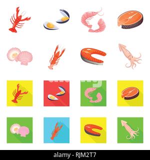 Le homard, crevettes,moules,,saumon,méduses,octopus,écrevisses,palourdes,crevettes,poisson,viande cuite,calmar,mignon,shell,fontaine,jelly,bateau,piece,tentacle,cuisine,huîtres,animal,monster, rouge, sous l'eau,la délicatesse,gravure,menu,créature,frais,restaurant,marche,DE,marine,alimentaire,mer,fruits de mer,sain,produits,set,océan,vector icon,illustration,collection,isolé,design,graphisme,élément vecteur vecteurs,signer , Illustration de Vecteur