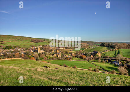 Vue d'Abbotsbury, dans le Dorset en Angleterre du Sud-Ouest Banque D'Images