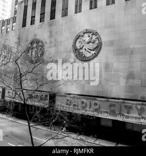 Rockfeller Center, 45 Rockefeller Plaza, New York, USA Banque D'Images