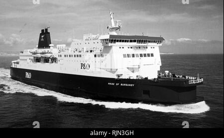 Photographie d'une P & O ferry 1985 Banque D'Images