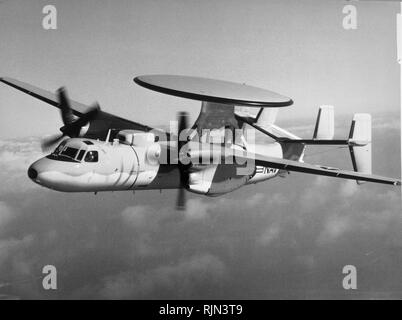 Gruman E-2C Hawkeye US Navy l'alerte précoce en 1992 Banque D'Images