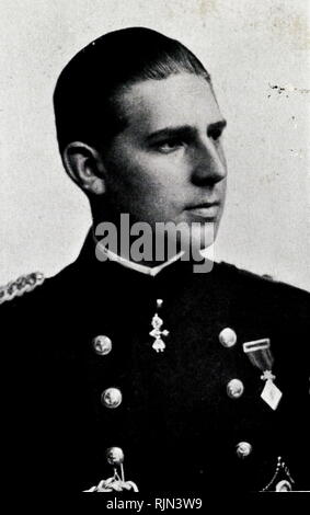 Juan Infante d'Espagne, comte de Barcelone (Juan Carlos Alfonso de Borbon y Battenberg ; 20 juin 1913 - 1 avril 1993), est le troisième fils et héritier désigné du roi Alphonse XIII d'Espagne Banque D'Images
