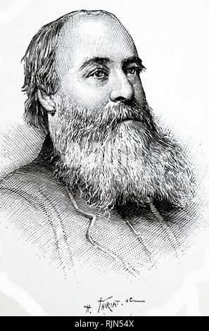 Illustration de James Prescott Joule (1818 - 1889), mathématicien et physicien anglais, Brewer, Banque D'Images
