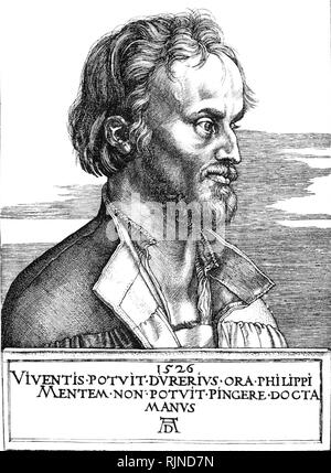 PHILIP Melanchthon (1497-1560) réformateur luthérien allemand Banque D'Images