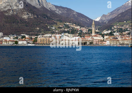 L'Europe, Italie, Lombardie, Lago, Lago Como Lario, Lecco Direction générale. Banque D'Images