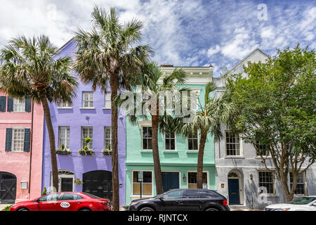Ligne arc-en-ciel à Charleston en Caroline du Sud USA Banque D'Images