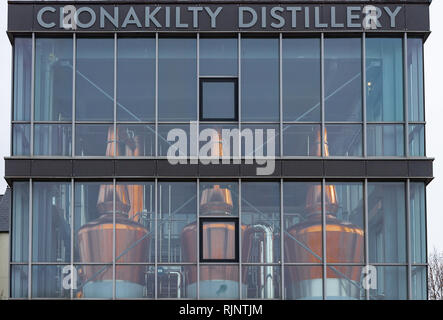 Le whisky ou whiskey cuivre stills à Clonakilty West Cork Irlande Banque D'Images