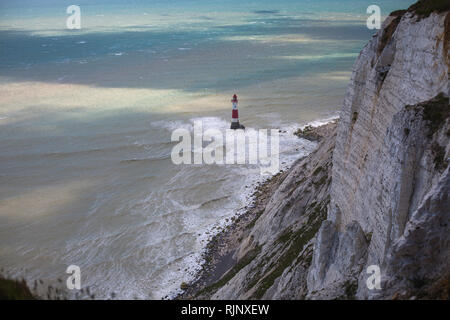 Le phare de Beachy Head Banque D'Images