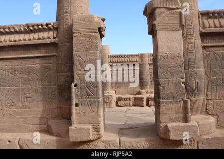 Une photographie prise de Philae Banque D'Images