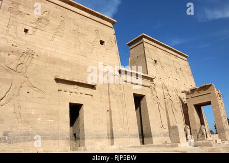 Une photographie prise de Philae Banque D'Images