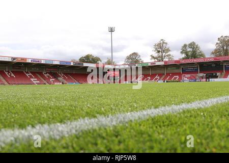 Cheltenham Town FC v Swindon Town FC au stade de Rail LCI, Whaddon Road (Sky Bet League deux - 7 octobre 2017) - Photo par Antony Thompson - Tu Banque D'Images