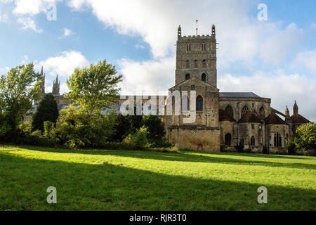 Tewksbury Abbey Banque D'Images