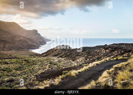 Côte nord-ouest de Gran Canaria près d'Agaete, Îles Canaries, Espagne Banque D'Images