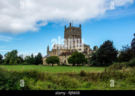 Tewksbury Abbey Banque D'Images